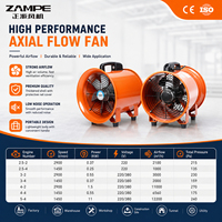 Extractor Portátil, Ventilador Axial de Alto Volumen, a Prueba de Explosiones, con Rodamiento Neumático de Bolas, 220V CA, OEM/ODM Personalizable, para Hoteles, 750W