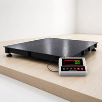 Balance de sol industrielle en acier au carbone Q235B Q345, capacité 1-3 tonnes, précision 500g, affichage LCD LED