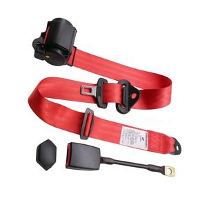 Sabuk pengaman mobil 3 titik, sabuk pengaman mobil dapat ditarik, tali kawat baja dengan poliester ABS, kunci gesper kendaraan, <span class=keywords><strong>Harness</strong></span> keselamatan - Product Image 4