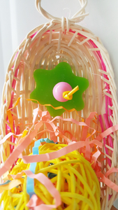 Wholesale Eco-Friendly <strong>Bird</strong> Toys Crinkly Paper Tinkle Bells and <strong>Bird</strong> <strong>Nest</strong> for Parrots Chew Toys - Product Image 4
