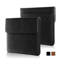Housse pour ordinateur portable en cuir PU de 11-12 pouces, style enveloppe, étui de protection pour tablette, logo personnalisé, vente en gros