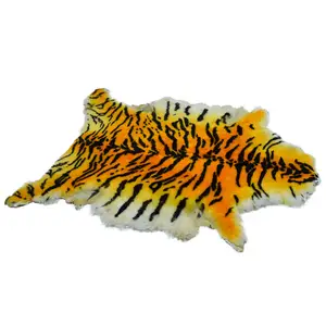 Carpet Cushions Made Of Tiger Skin Of Good Quality