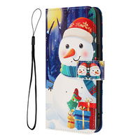 Avec lanière Portefeuille de Noël Flip Leather Mobile Phone Case pour Iphone 17 Pro Max 17 Air 16 Plus