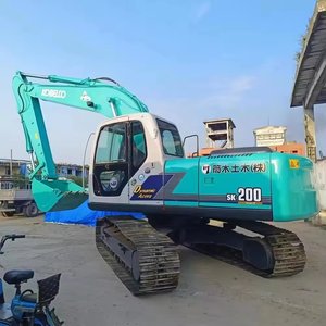 Excavatrice hydraulique KOBELCO SK 200-6 200E de 20 tonnes, à faible consommation de carburant, fabriquée au Japon, pour les travaux de terrassement, haute efficacité - Product Image 3
