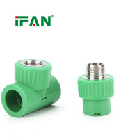 IFAN Fourniture en gros de raccords PPR et accessoires de plomberie, insert fileté mâle-femelle en acier inoxydable de 1/2 pouce