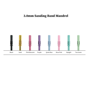 Đầu mài bằng thép không gỉ chất lượng cao, mũi khoan dạng băng, mũi khoan móng tay dùng cho máy làm móng điện - Product Image 3