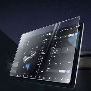 ฟิล์มกันรอยหน้าจอระบบนำทางรถยนต์แบบสัมผัส 9H HD AR ป้องกันการแตกสองชั้น สำหรับ Tesla Model 3/Y/S/X - Product Image 2