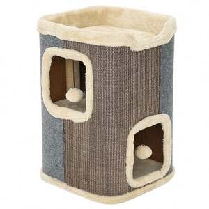 Big Luxury Wooden Wood Pet Accessories Supplies Products Parts Wall Climb Climbing Cat Tree - Product Image 1