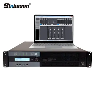 High Power 4 Chanal x 2200w 4ohms Software Control De Audio Professional Stage Pa Switching Power Supply DSP Amplifier For Line