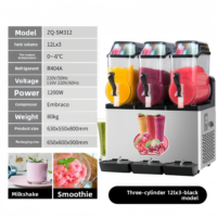 Machine à glace pilée en acier inoxydable de qualité commerciale, robinets de distribution de qualité supérieure, qualité alimentaire, comptoir