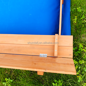 กล่องไม้เก็บของพับได้สำหรับเด็ก, กล่องทรายพร้อมฝาปิดกล่องเก็บของทำจากไม้ SDSB002 - Product Image 4