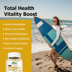 Oem Odm Vegan <b>Omega</b> <b>3</b> Softgels with Total <b>Omega</b> <b>3</b> Brain Health Bone Strength Total Health Vitality Boost Softgels - Product Image 3