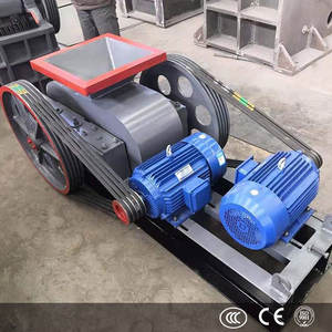 Trituradora Hidráulica de Doble Rodillo en Venta, de Pequeña Capacidad para Concreto, con Componentes Principales: Motor y Rodamiento - Product Image 5