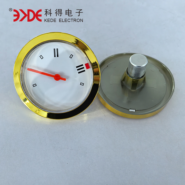 Gold-plated Diameter 78MM Temperature Indicator T80G-26 and a Red Pointer