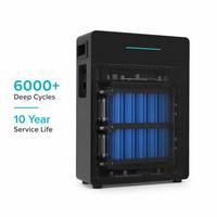 Système de batterie solaire mural tout-en-un 5 kW pour balcon, certification UE, contrôle intelligent par application