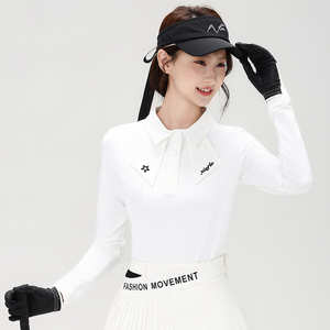 Automne/<span class=keywords><strong>hiver</strong></span> vêtements de <span class=keywords><strong>golf</strong></span> pour femmes polo à manches longues doux et confortable vêtements de sport de loisirs de plein air - Product Image 6