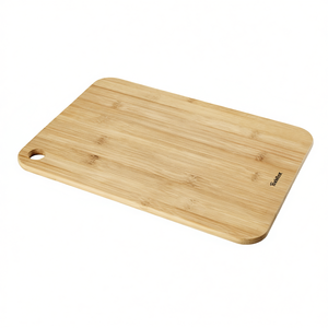 Tabla de cortar MetalTex de bambú rectangular con orificio para colgar, para uso en la cocina - Product Image 2