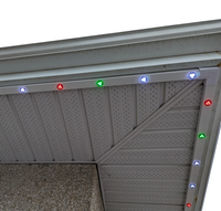 Lumière LED à points de pixels RGB RGBW 30 mm, DC12V, IP68, pour extérieur, plafond, bordure de toit, décoration de bâtiment
