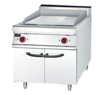 Cuisinière à Induction Professionnelle Pose Libre en Acier Inoxydable 4 Feux avec Four Électrique pour Boulangerie