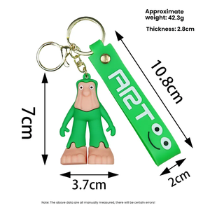 Bán chạy nhất trừu tượng con thú huyền thoại móc khóa Shan hai Jing Chất lượng cao vật liệu nhựa hay thay đổi phong cách có sẵn trong bán buôn - Product Image 3