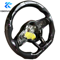 Volant personnalisé en LED et fibre de carbone forgée pour accessoires Volkswagen VW Golf 5 MK6/MK7/MK8 Jetta Passat B8 Polo Tiguan GTI