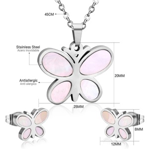 Parures de bijoux de mariée populaires pour femmes, collier et boucles d'oreilles en forme de coquille dorée, ensemble de bijoux de mariage tendance - Product Image 6