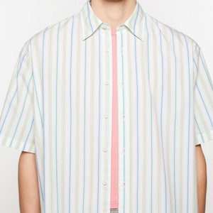 เสื้อเชิ้ตแขนสั้นคอเต่าทรงหลวมสไตล์วินเทจพิมพ์ลายการ์ตูนแฟชั่นใหม่สำหรับผู้ชาย - Product Image 2