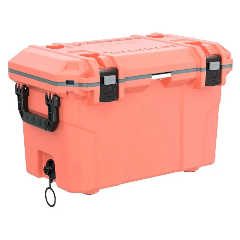 Tsunami 70l Durable Ice Chest Corrosion Resistance Outdoor Custom Print Cooler Box Portable Fish Tackle Cooler For /Hiking