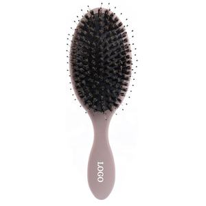 <span class=keywords><strong>Brosse</strong></span> démêlante à logo personnalisé, coussin à picots doux, brosses à cheveux à picots souples, peigne pour cheveux bouclés épais, humides et secs, salon - Product Image 1