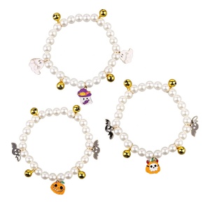 Collares de lujo para mascotas de Halloween con campana Nuevo diseño Peal <span class=keywords><strong>Ghost</strong></span> Pumpkin Plástico sólido para gatos y perros - Product Image 4