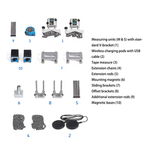 Herramienta de Alineación de Ejes Láser Inalámbrica TKSA71PRO, Garantía de 1 Año, Protección IP67, Equipo de Prueba de Sistema de Alta Precisión - Product Image 5