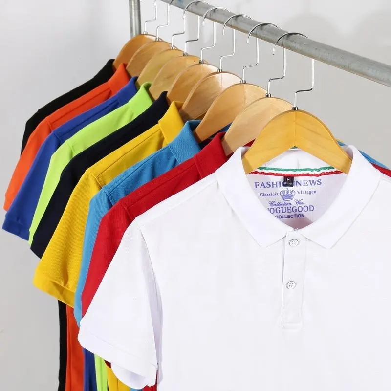 Abbigliamento da Golf di alta qualità con stampa ricamata Custom Design personalizzato bianco semplice nero Golf Polo magliette per gli uomini