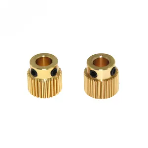 3D Printer Accessories Brass Extruder Wheel 26 40 Teeth Drive Gear for MK7 MK8 Extruder