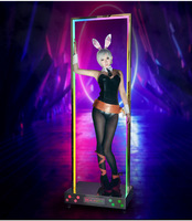 Éclairage de scène pour boîte de nuit, cadre de pole dance GOGO, projecteur d'ambiance pour les occasions de Noël, du Nouvel An, d'Halloween et de Pâques