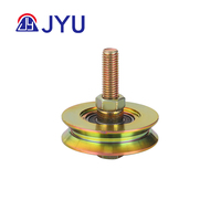 Rouleau de roue galvanisé universel à roulement unique avec boulon avec rainure en U V Y pour remplacement-Golden