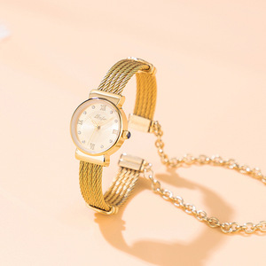 Reloj de Pulsera Minimalista de Alta Gama, Nuevo Estilo de Moda, Reloj de Cuarzo Impermeable de Acero Inoxidable para Mujer - Product Image 4