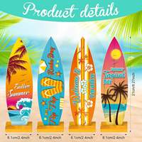 Planche de surf en bois écologique en gros pour la décoration intérieure - Artisanat en bois, boîtes en bois, enseignes murales