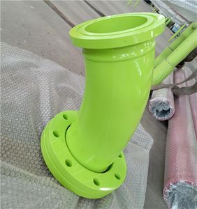 Codo de entrega de cenizas volantes para lodos, piezas de repuesto ultraduraderas para minería, resistencia excepcional al desgaste para una entrega eficiente - Product Image 6