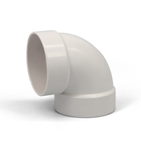 Suministro de Agua de drenaje de alta calidad, hdpe resistente, 45 grados, codos de plástico de pvc, nombres de accesorios de tubería cpvc
