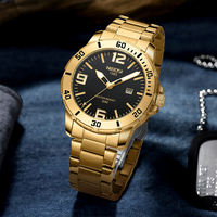 Jam Tangan Pria Nibosi 2589 Tren Terbaru, Quartz, Tali Baja Anti Karat, Tanggal Otomatis, Kronograf, Bercahaya, Tahan Air, untuk Bisnis