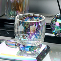 Gobelet à brosse à dents et à bain de bouche en verre cristal de haute qualité, design Mubai Nordique, écologique, origine Chine, pour couple