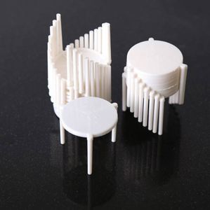 Useful <b>Pizza</b> Saver Stand White Tripod Stack for Restaurant Catering Boxes and Food Take Out Service Plastic Tableware - Product Image 6