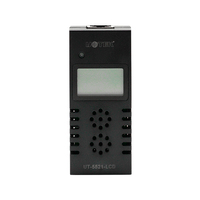 Sensor de Humedad LCD con Puerto RJ45 UOTEK, Protocolo Modbus RTU, Sensor de Temperatura y Humedad RS485 de Alta Precisión, Precisión del 3% de Humedad Relativa, 0%-100%