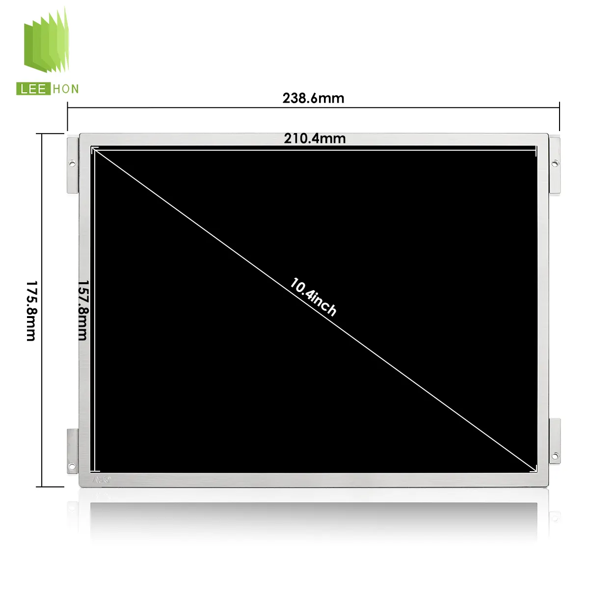 Qualité industrielle 10.4 pouces AUO Original 1024x768 30 broches LVDS G104XVN01V0 XGA écran LCD TFT IPS à contraste élevé panneau LCD