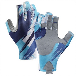Guantes de Pesca de Alta Calidad con Logotipo Personalizado, Protección UV, Poliéster Aislante, Cierre de Hebilla, para Pesca al Aire Libre, MOQ Bajo, para Camping - Product Image 2