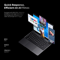 Ordinateur portable de jeu CHUWI CoreBook X écran IPS FHD 14.1 pouces Intel Six cœurs i3-1215U Core jusqu'à 3.70 Ghz Notebook