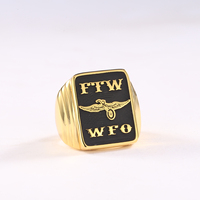 Champion-Ring Maßgefertigt Roségold-Plattiert Klassisches Zirkon-Design für Party & Jubiläumsgeschenk