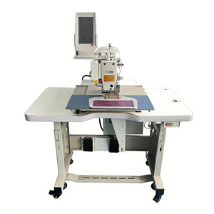 Machine à coudre industrielle YJC-326G personnalisée en promotion, moteur haute performance, point plat simple, alimentation manuelle, automatique, à motifs informatisés - Product Image 1