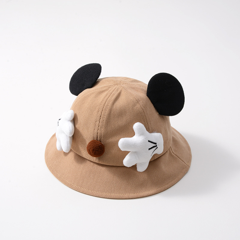 chapeau bob enfant en kaki