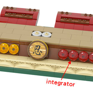 MOC1148 Serie Creativa Anime Arena di Battaglia <span class=keywords><strong>Ninja</strong></span>, Modello DIY, Set di Costruzioni Educative per Bambini, 606 Pezzi - Product Image 4